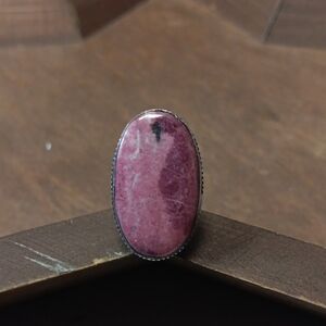 Elegant Pink Stone Ring